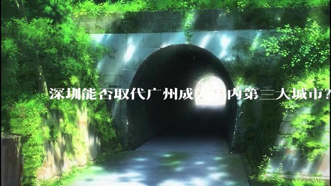 深圳能否取代广州成为国内第三大城市？