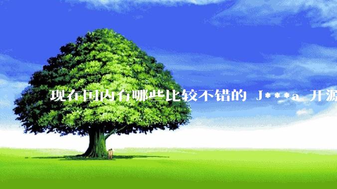 现在国内有哪些比较不错的 J***a 开源商城系统？