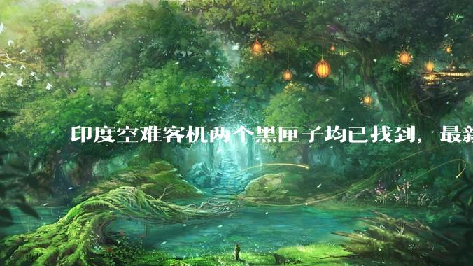 印度空难客机两个黑匣子均已找到，最新发现的为驾驶舱语音记录器，会对事故调查带来哪些帮助？