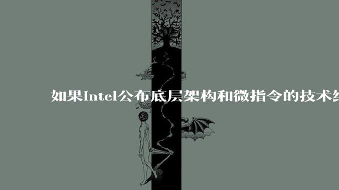 如果intel公布底层架构和微指令的技术细节，能否帮助程序员写出更高效的代码？intel为何不这么做？