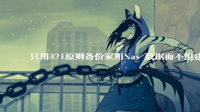 只用321原则备份家用Nas 数据而不组建raid阵列的人，不怕哪天备份全部同时损坏导致无法恢复吗？